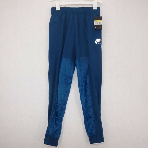 New Nike Air Running Pants Joggers Valerian Blue Reflective Women's Small - Picture 3 of 12